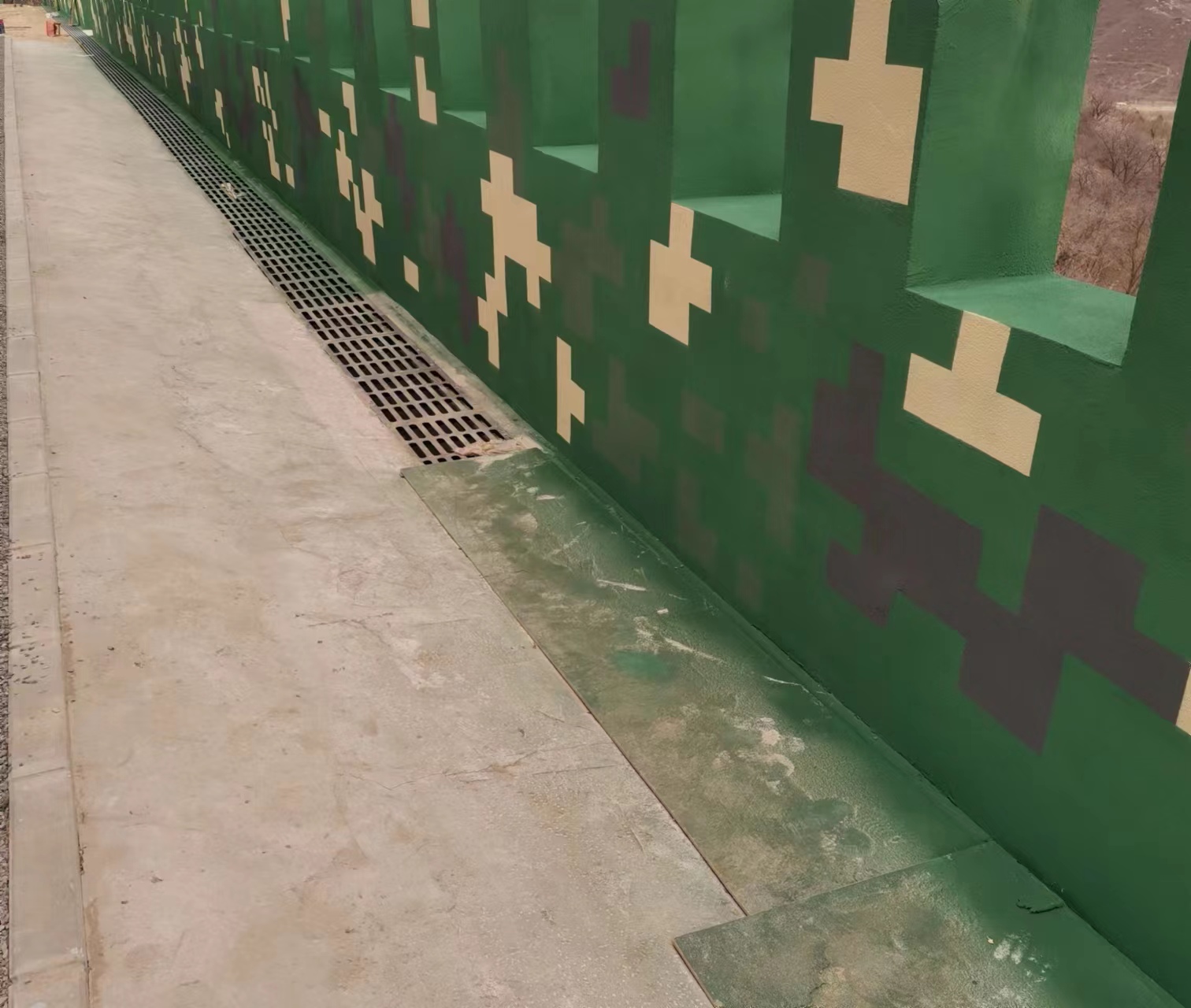 常德围墙迷彩喷涂,数迷彩漆